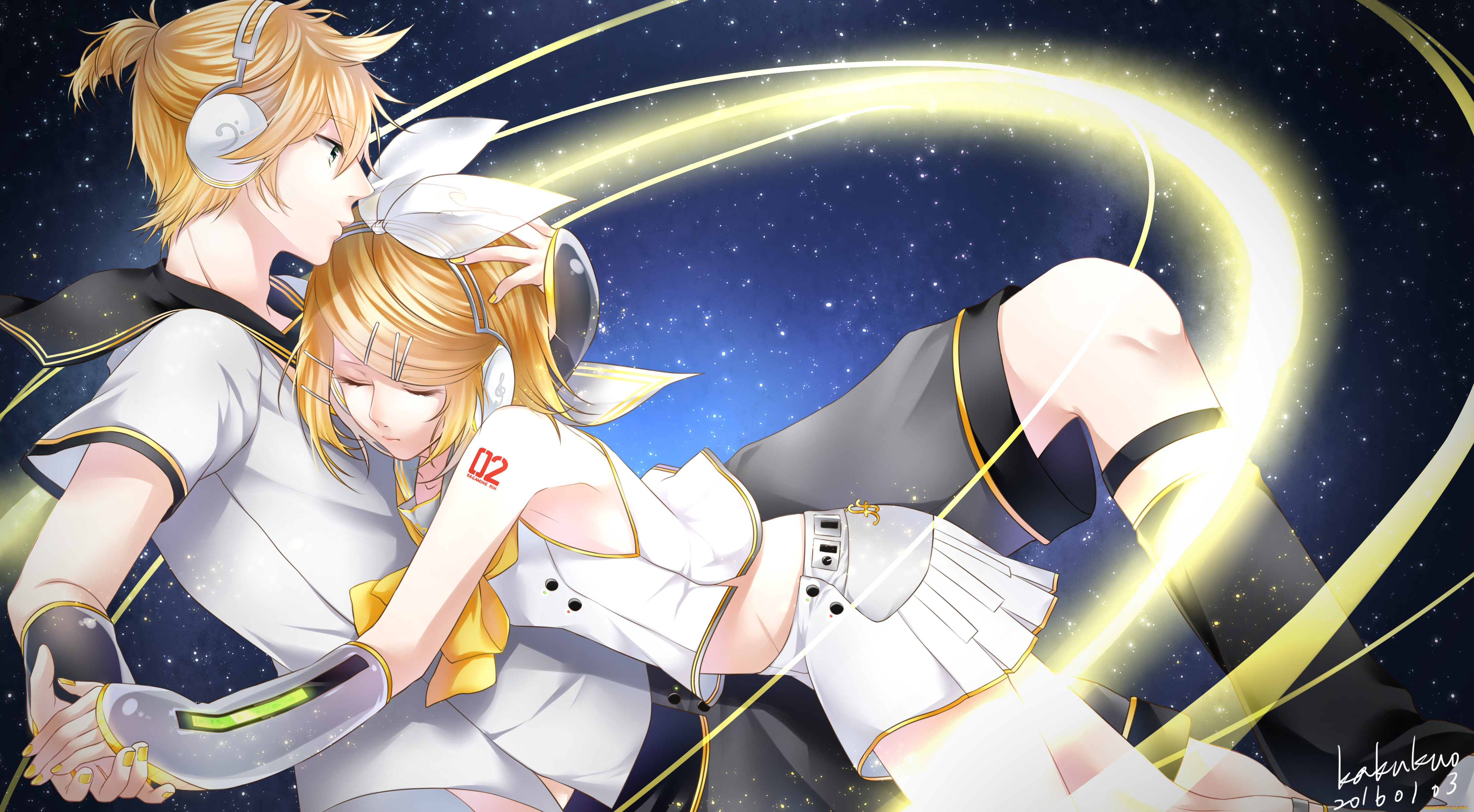 , vocaloid, kagamine, mirrors